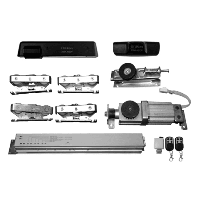 Sistema para automatización de puerta deslizable, Para puerta de hasta 150 KG, Color negro · ASSA ABLOY